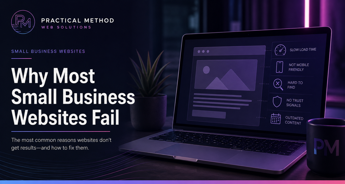 Why Most Small Business Websites Fail (And How to Avoid It)